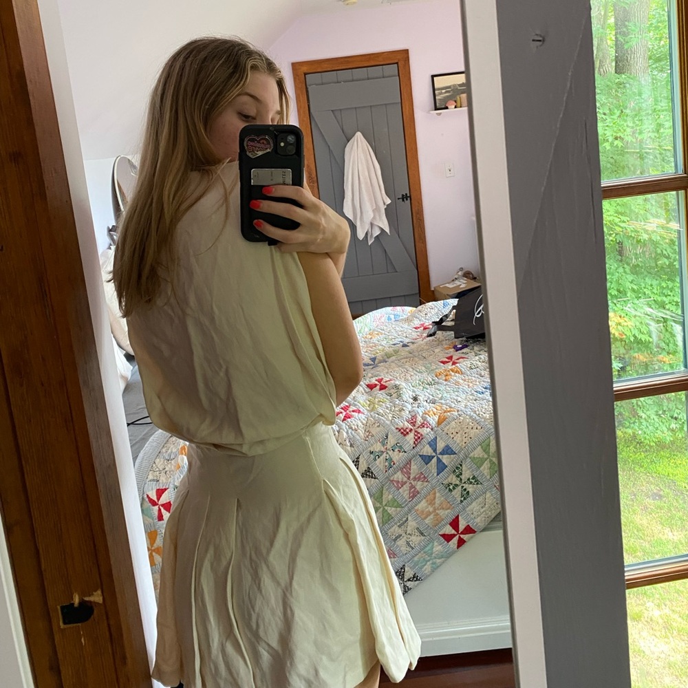Alexander McQueen Cream Dress